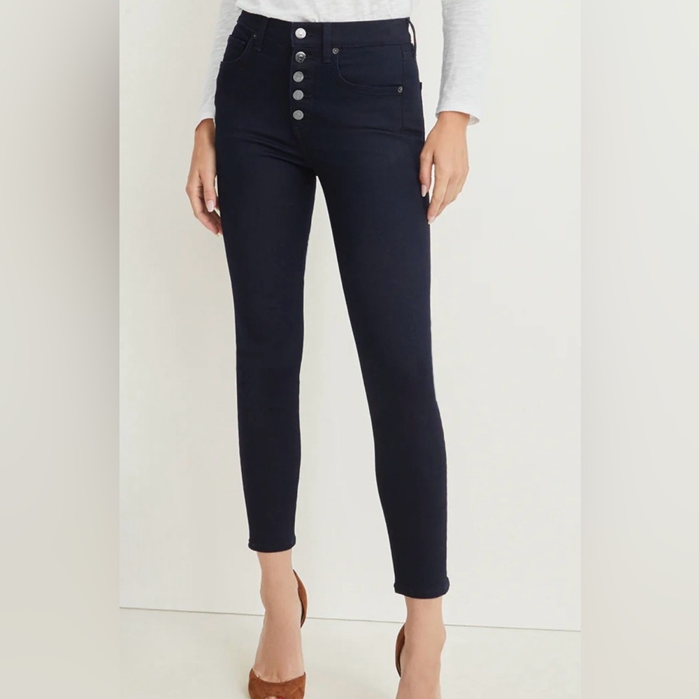 VERONICA BEARD Debbie Ankle-Crop Skinny Jean